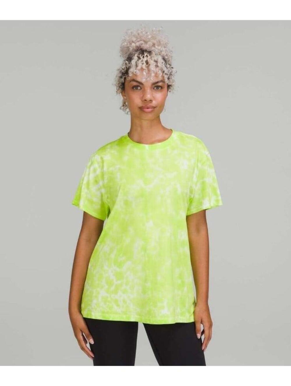 Lululemon All Yours Cotton Tshirt Tie Dye (10)